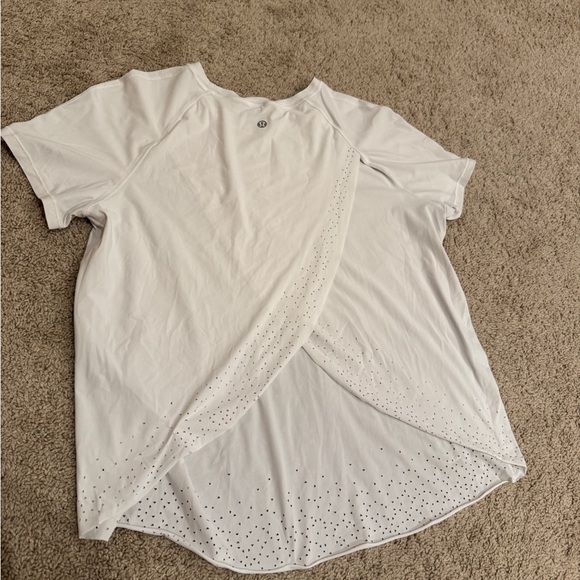Lululemon Quick Pace Short Sleeve - White - Picture 5 of 6